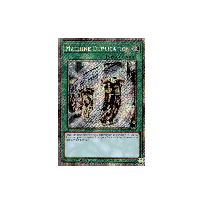 Machine Duplication (Platinum Secret Rare) - RA03-EN145 - Platinum Secret