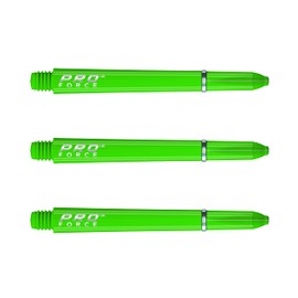 WINMAU Pro-Force Green Medium Nylon Ring Grip Dart Stems - 1 set per pack (3 shafts in total)