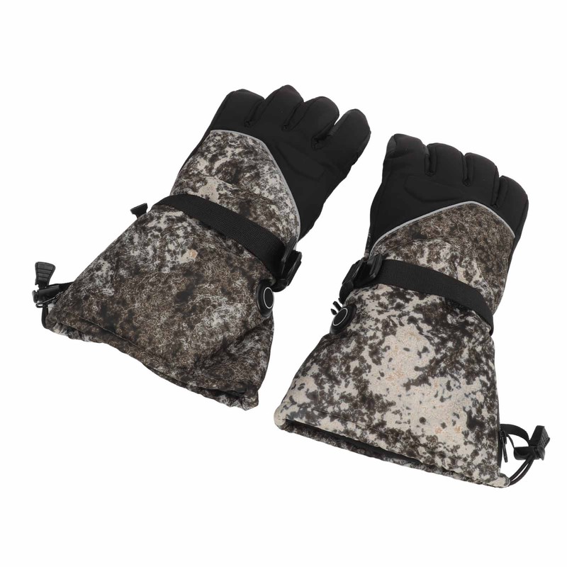 Electric Thermal Gloves Polyester Adjustable Temperature Anti Slip Touch Screen