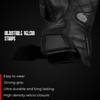 J.A.G. Leather Motorcycle Gloves for Men - Carbon Fiber Knuckle