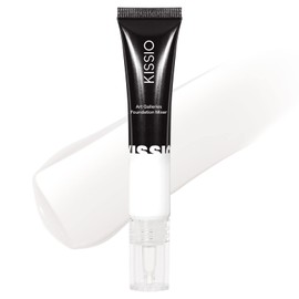 KISSIO White Foundation,Foundation Mixing Pigment,White Pigment for Foundation,Color Corrector,Smooth and Light,Blends Easily With Foundation,Deep to Shallow,Cruelty Free, 0.67 oz.