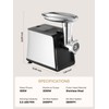 FOHERE Electric Meat Grinder for Home Use 3200W Max Heavy