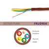 FRUDRIK Thermostat Wire - Solid Copper 18 Gauge - CL2