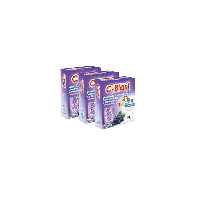 C-Blast+D, Vitamina C, Vitamina D, Complejo B, Zinc y Antioxidantes