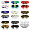 Montserrat Flag Headband for Carnival, Fitness | Mens Womens Tieback