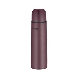 THERMOcafé by THERMOS TC Beverage Bottle Burgundy Mat 0.50 L, Stainless Steel Thermos Flask with Cup, 12 Hours Hot & 24 Hours Cold, Leak-Proof, for School, On the Go and Office