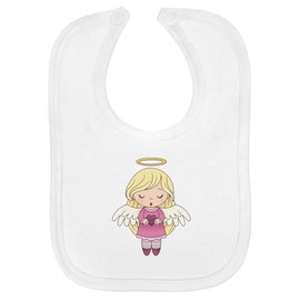 'Singing Angel Girl' Soft Cotton Baby Bib (BI00061996)