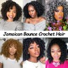 Jamaican Bounce Crochet Hair 4Packs 10Inch 22Roots Wand Curl For