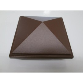 TREX TRANSCEND FIRE PIT 4 X 4 PYRAMID POST SLEEVE CAP 4.5 x 4.5 INSIDE FPPYCAP4X