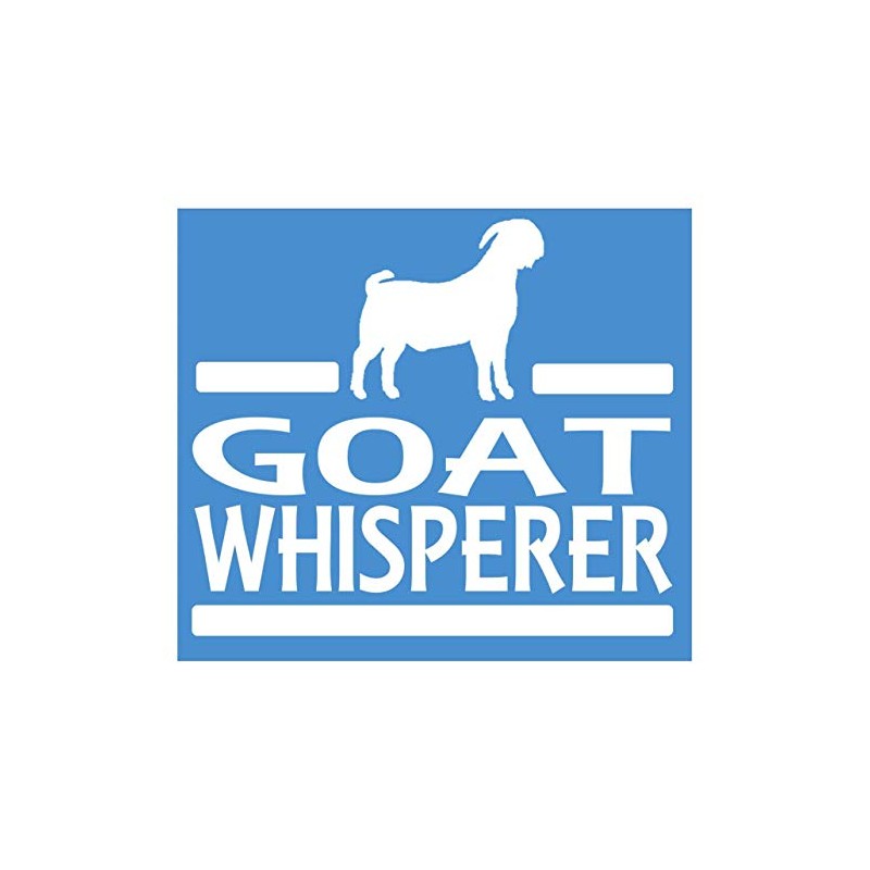 EZ-STIK Goat Whisperer Sticker J870 6 inch boer decal