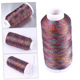 STOBOK 6 Strand Line Sewing Threads Long Spool Cones for Quilting Drapery Embroidery