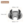 sourcing map Cable Hole Cover 1-3/8"(35mm) Zinc Alloy Desk Cable