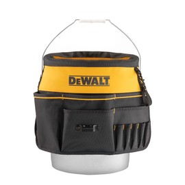 DeWALT DWST560109 Foldable Multi-functional Tool Bag, Bucket Cover, Garden Bag, Soft Black & Yellow