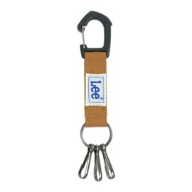 Finplus 0520655 Lee Cordura Recycled Polyester Carabiner Key Hook, Braun