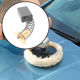 eMagTech 4Pcs 6x10x15mm Carbon Brushes Compatible with Clarke CP180 Sander And Polisher
