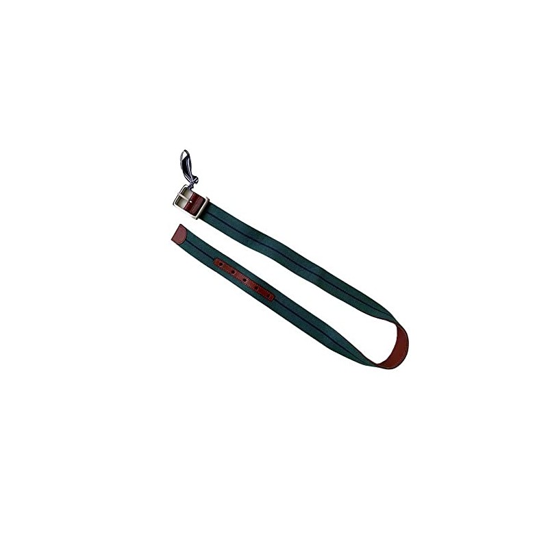 vineyard vines Men's Leather & Webbing Reversible Belt Size 42