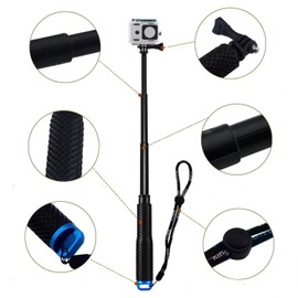 36 Inch Camera Selfie Stick, 92 cm Telescopic Hand Selfie Stick, Aluminium Alloy Material, Selfie Poles, Adjustable, Underwater Telescopic Pole, Suitable for All Cameras