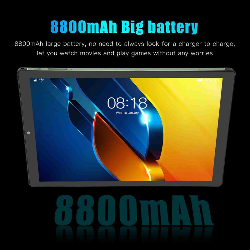 10.1in Tablet for Android 12 5G WiFi 6GB 128GB Front