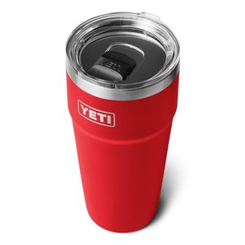 YETI Rambler Stackable Tumbler with Magslider Lid, Rescue Red, 30 oz