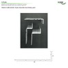 HEXIM Angle Profiles Isosceles White PVC Plastic Angle Selection Dimensions