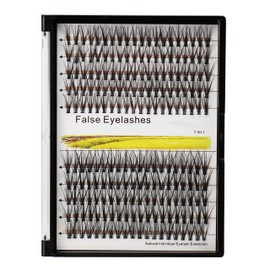 Vayator 10+12mm Mixed 12+14mm Mixed Tray Mink Eyelash Extension Natural 3D Russian Volume Faux Eyelashes Individual 20D Cluster Lashes Makeup (18mm+20mm Mixed)