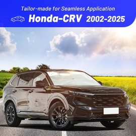 Windshield Sun Shade Umbrella for Honda CRV 2002-2025, Foldable Car Sunshade for Front Windows with 360° Rotating Shaft, Custom fit CRV Sun Visor Shield for UV Blocking and Heat Insulation