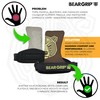 BEAR GRIP - Crossfit Grip (MicroFibre BrownGrey No-Hole, S)