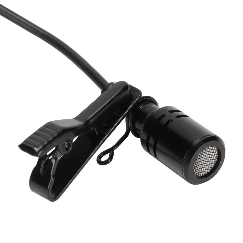 Lavalier Microphone Professional Omnidirectional Clip On Wired Microphone for Guitar