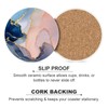 Pink Gold Marble Drink Absorbent Coaster,Pretty Marble Design Ceramic Drink