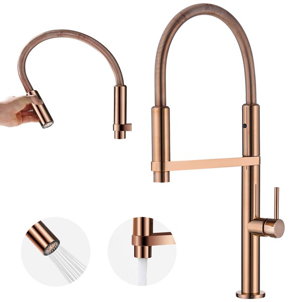 Ialtruistic Magnetic Docking Kitchen Faucet with Pull Down Sprayer, Dual-Function