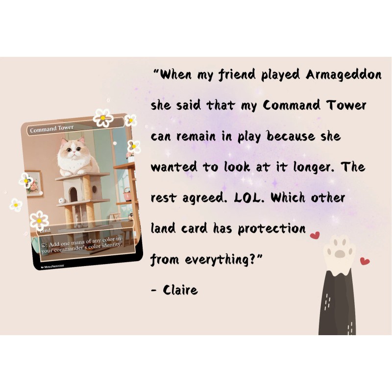 50 Cute Cat Basic Lands for Commander EDH, Cute Custom