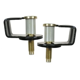 TRQ Door Striker Bolts Pair Compatible with Ford Bronco Escort Tempo Explorer Taurus Ranger