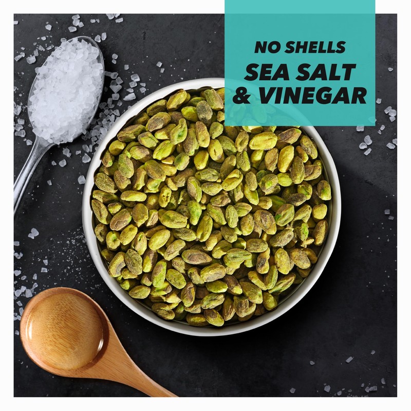 Wonderful Pistachios No Shells, Sea Salt & Vinegar Flavored Nuts,