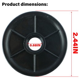 Garage Door Opener Parts 144C56 Chain Cable Idler Pulley for Chamberlain & Liftmaster/Opener Chain Cable