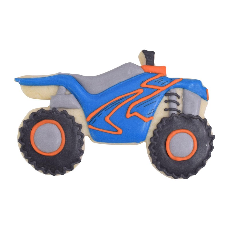 R&M International 8003 Four Wheeler ATV Shaped Tinplated Steel Cookie