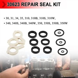 FVZWKHD 2Sets 30623 Seal Kit, Pump Washer Seals Kit Fits for Cat Pump 30 31 34 310 340 350 Model Frame Plunger Pump