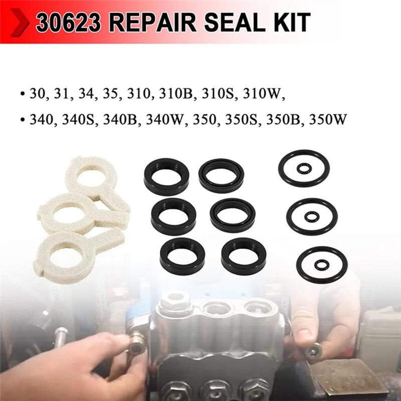 FVZWKHD 2Sets 30623 Seal Kit, Pump Washer Seals Kit Fits