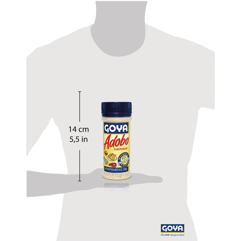Goya Adobo without Pepper - All Purpose Seasoning, 226g (Pack