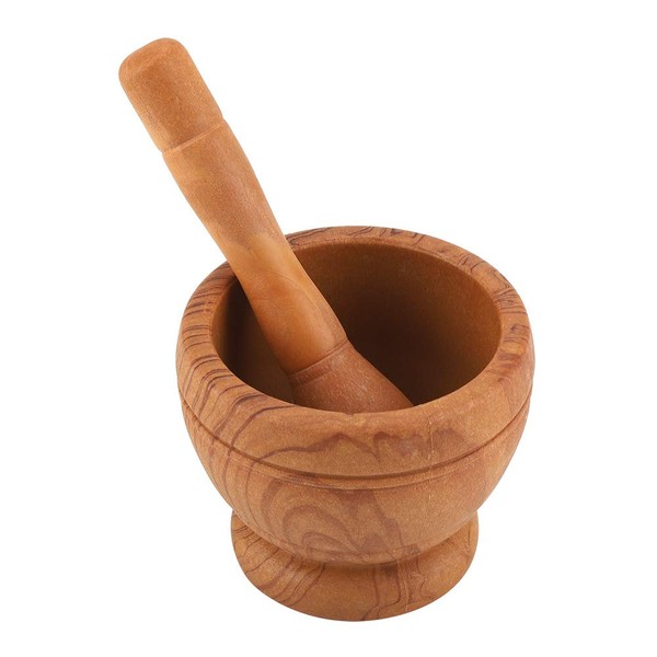 Mortar and Pestle,Jadeshay Manual Pestle and Mortar Garlic Grinder Spices