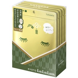 Lululun Face Mask Pack Kyoto Lululun (Tea Flower Scent), 7 Sheets x 5 Bags