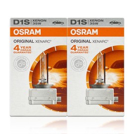D1S - OSRAM XENARC OEM 4300K HID/XENON Headlight bulbs (66140) 35W DOT - Made in Germany | 2-Pack bundle