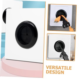 WOONEKY 5pcs Cable Pass Through Insert for Wires Wall Cable Pass Through Plate Brush Wall Plate