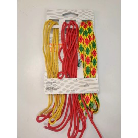 Flow Society 3 Pair Shooter Pack String Components  La Crosse Shoelaces
