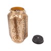 LED Solar Lantern Waterproof Hanging Metal Lamps Small Hexagonal Lantern