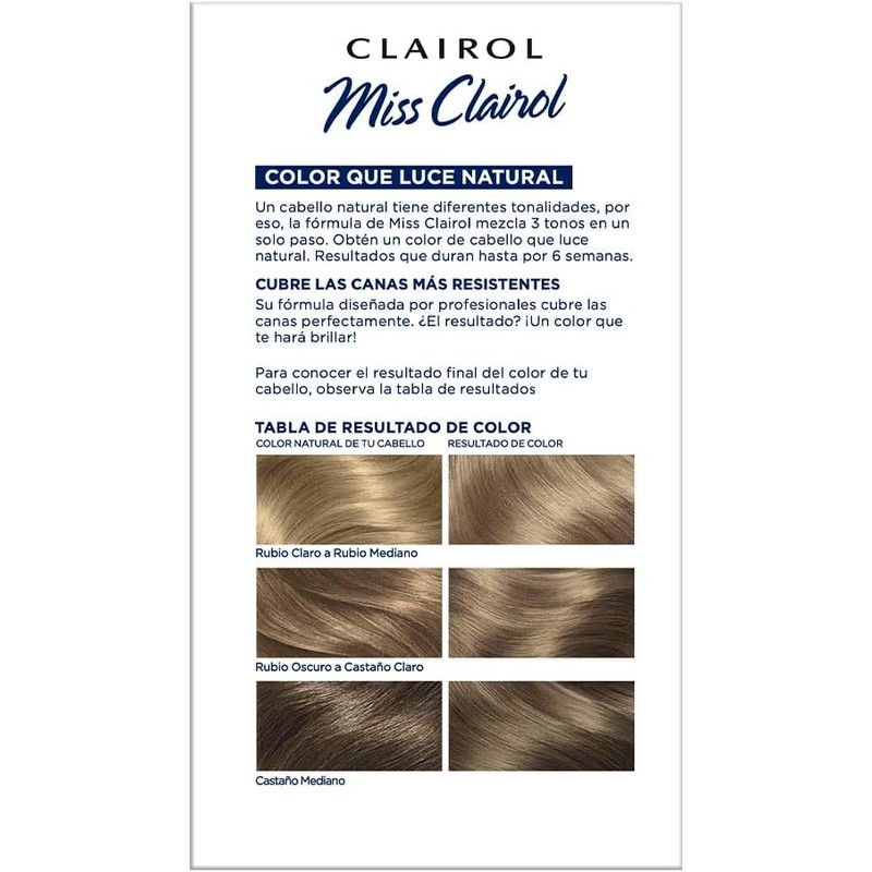 Miss Clairol Tinte Permanente 82 Rubio Mate Claro