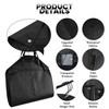 JCBZAMZ Black 42"Garment Bags for Hanging Clothes,4 Pcs Suit Cover