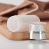JIHUOO Pack of 2 Acrylic Pump Bottles Empty Travel Emulsion