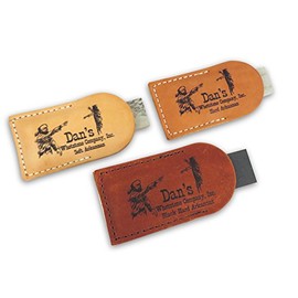 Bundle- 3 Piece Set of Genuine Arkansas Pocket Knife Sharpening Stones Whetstones 3" x 1" x 1/4" in Leather Pouches- Soft (Medium), Hard (Fine) and Black (Ultra Fine) MAP-13A-L/FAP-13A-L/BAP-13A-L