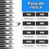 380 Piezas Tornillos M4, Kit Surtido de Tornillos Métricos de