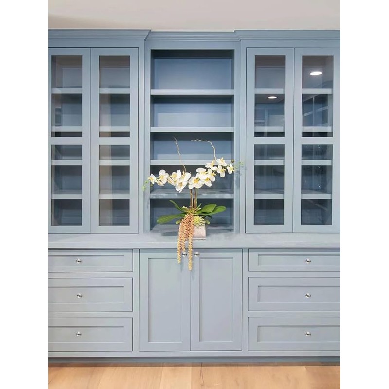 khtumeware 10 Pack 1-3/8 Inch(35mm) Polished Nickel Cabinet Knobs Solid